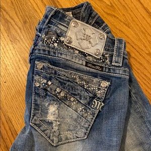 Miss me boot cut jeans size 27
